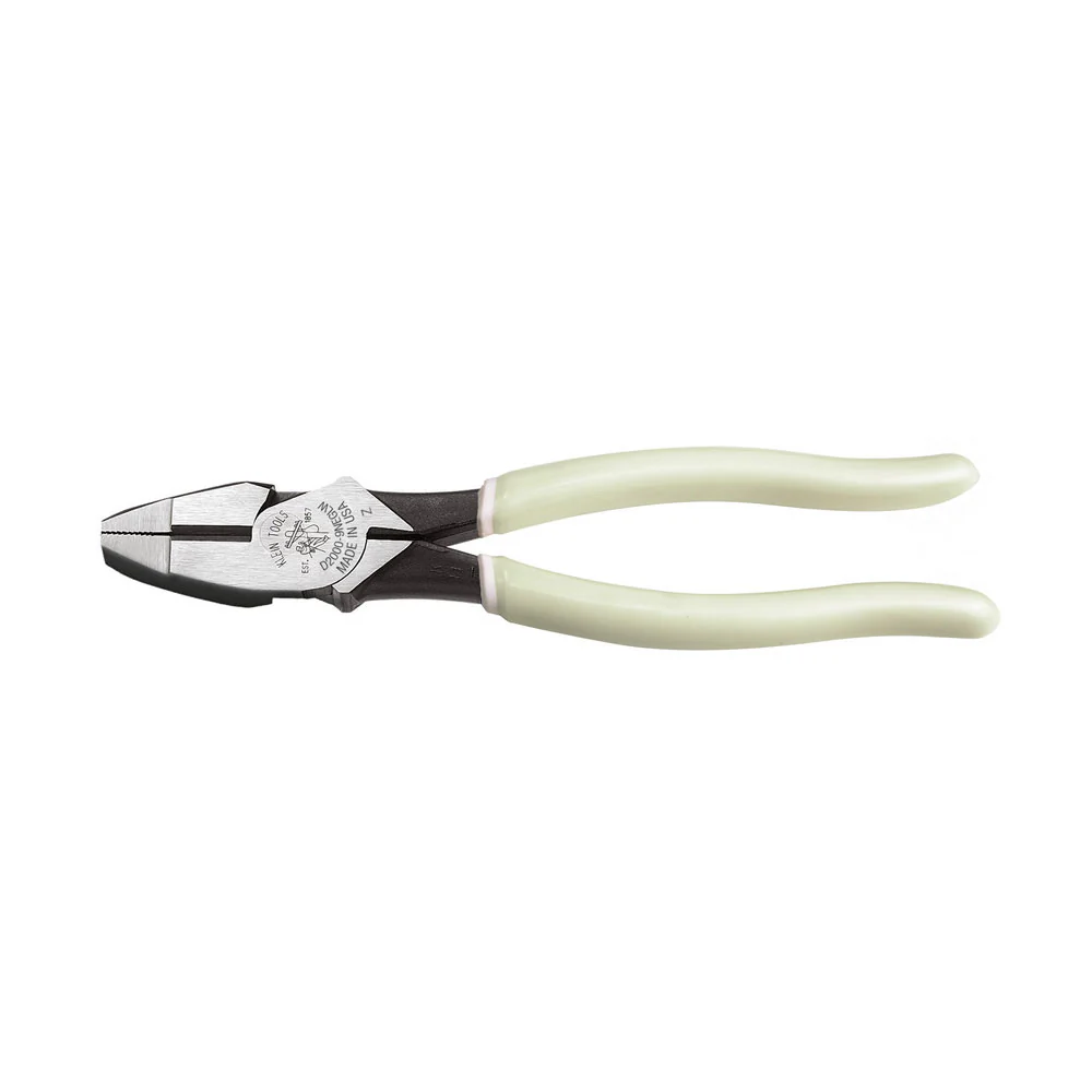 Klein Tools D20009NEGLW Hi-Viz Side-Cutting Pliers High Leverage - Mactool Shop