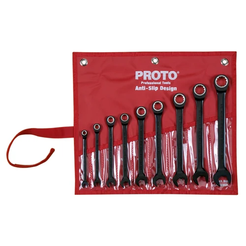 Proto JSCR-9S 9 Piece Ratcheting Spline Wrench Set - Mactool Shop