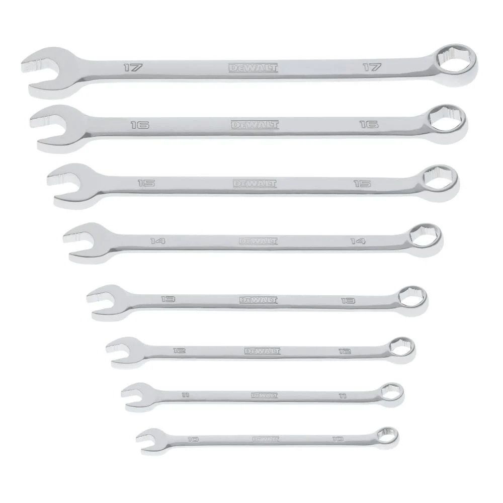 DeWalt DWMT45426 TOUGHSERIES 8-Piece Metric Combination Wrench Set - Mactool Shop