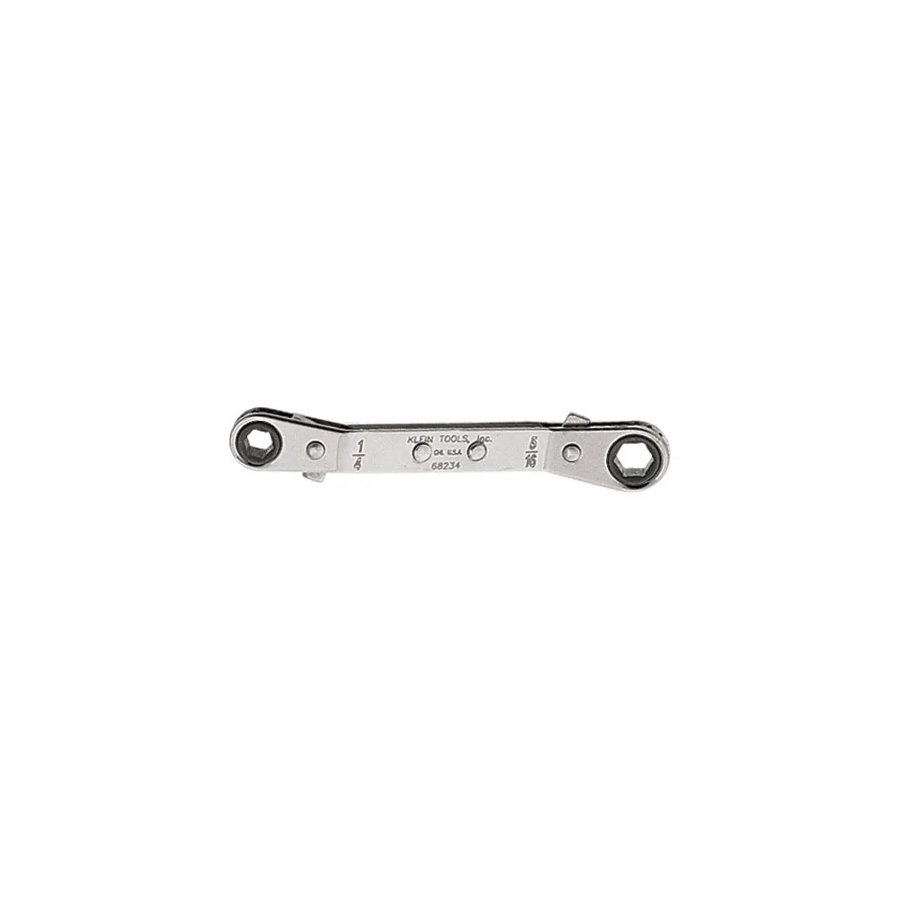 Klein Tools 68234 Reversible Ratcheting Box Wrench 1/4 x 5/16