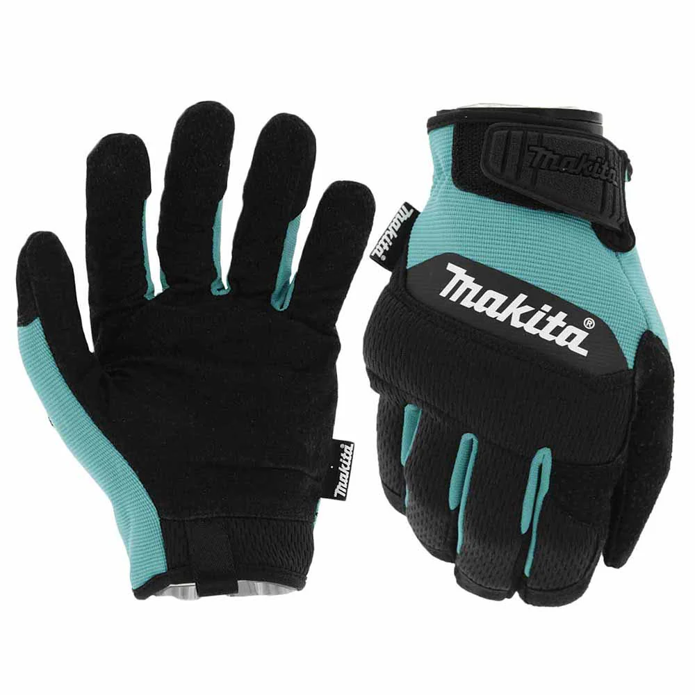 Makita T-04226 100% Genuine Leather-Palm Performance Gloves (Large) - Mactool Shop
