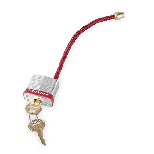 MasterLock 7C5RED Circuit Breaker Compact Cable Lock For Lockouts - Mactool Shop