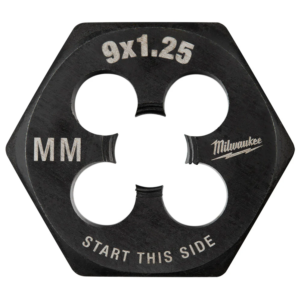 Milwaukee 49-57-5347 M9-1.25 mm 1-Inch Hex Threading Die - Mactool Shop