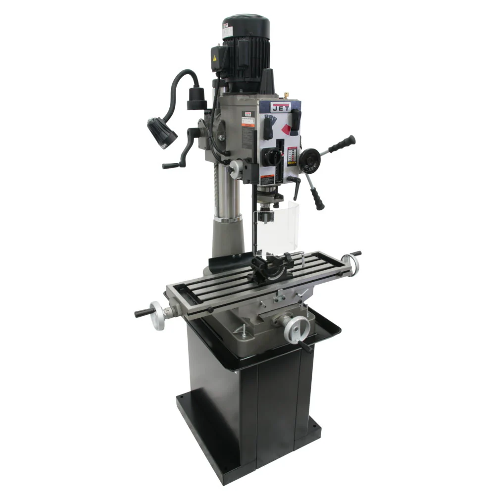 Jet JT9-351144 JMD-40GH Geared Head Mill DrillW/Newall DP500 2-Axis DRO - Mactool Shop