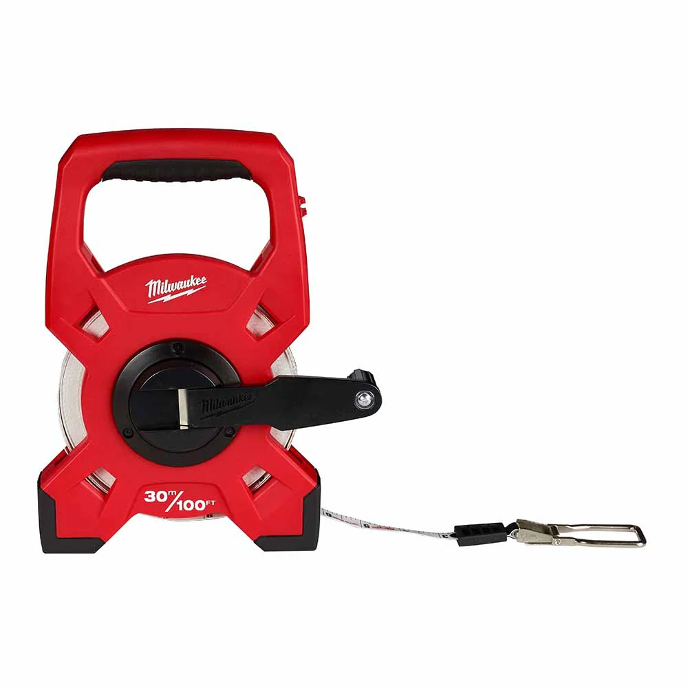 Milwaukee 48-22-5330 30m/100' Fiberglass Open Reel Long Tape - Mactool Shop