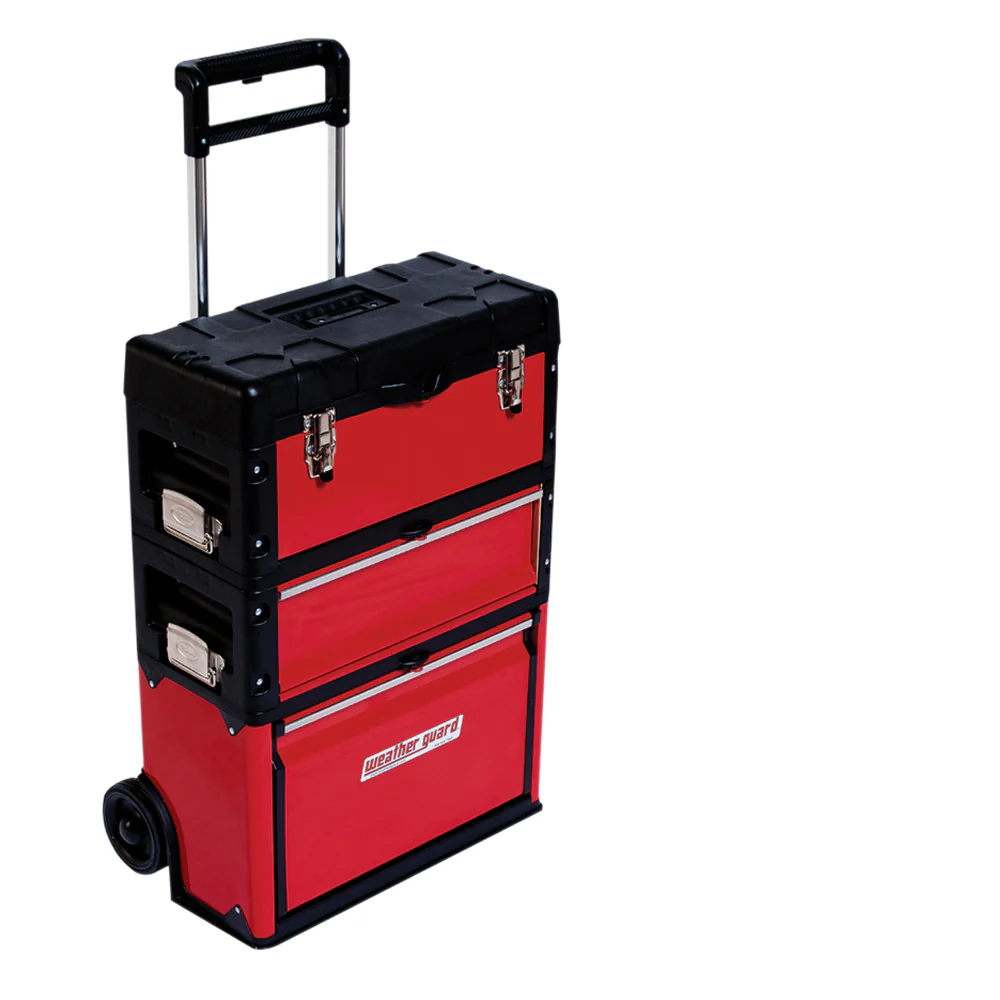 Weather Guard 9953-7-01 Modular RedZone Grab and Go Cart Tool Box, 28.5