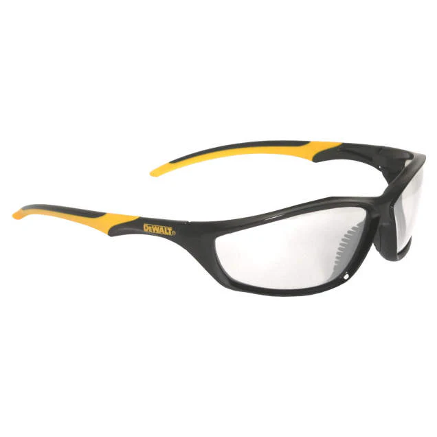 Dewalt DPG96-1D Router Safety Glasses, Black/Yellow Frame, Clear Lens - Mactool Shop