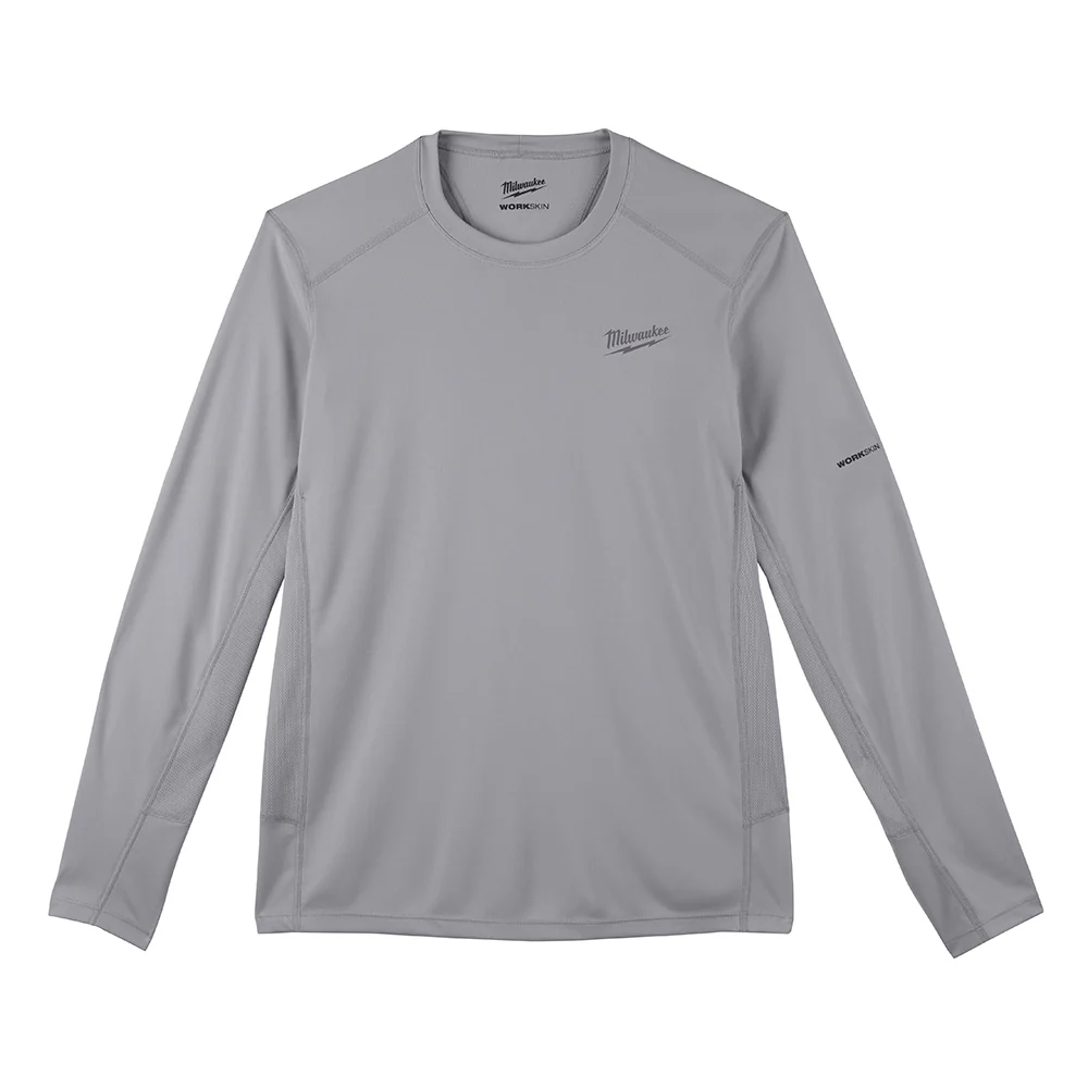 Milwaukee 415G-3X WORKSKIN Lightweight Performance Long Sleeve Shirt- Gray, 3X - Mactool Shop