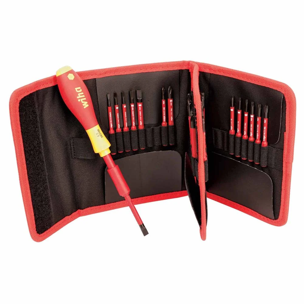 Wiha 28399 30 Piece Insulated SoftFinish SlimLine Blade Set - Mactool Shop