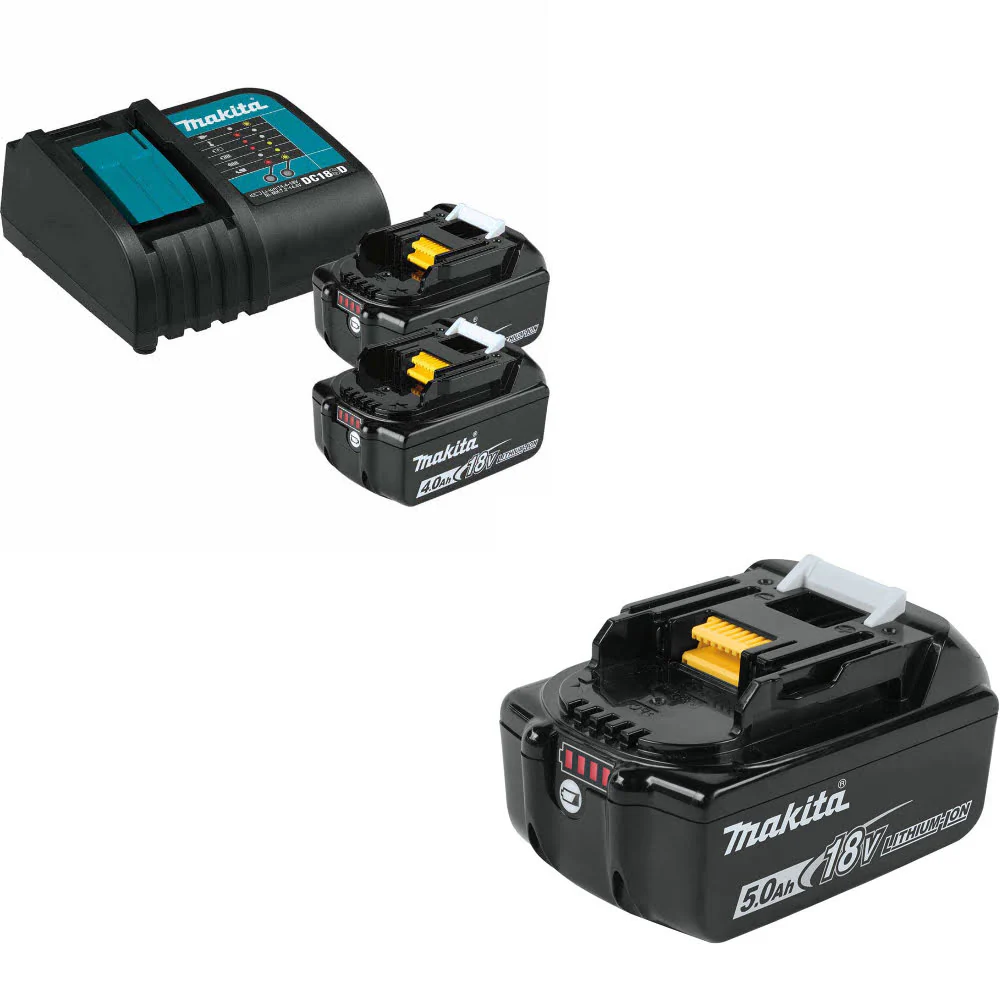 Makita BL1840BSC2 18V LXT Li-Ion Starter Pack W/ FREE BL1850B 18V LXT Battery - Mactool Shop